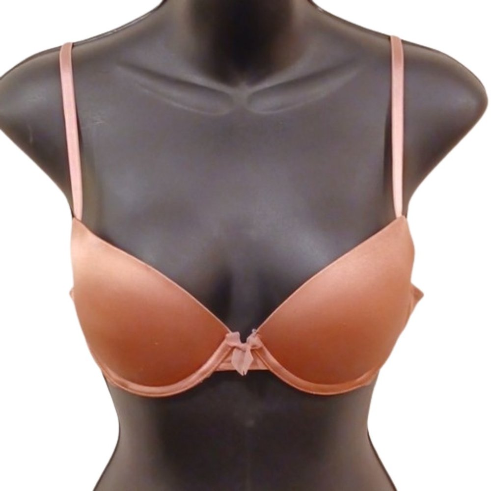 Aerie Dusty Rose Satin Padded Underwire Bra- Sz. 34B